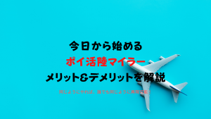 2023年4月【ANAマイルの貯め方】陸マイラーを今日から始めるメリット・デメリット